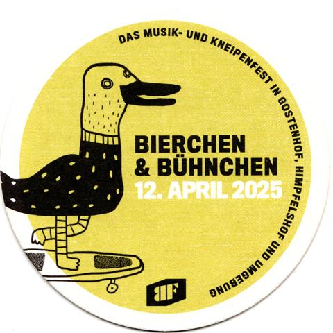 n�rnberg n-by br�ckenfestival 1a (rund215-bierchen-schwarzgelb)